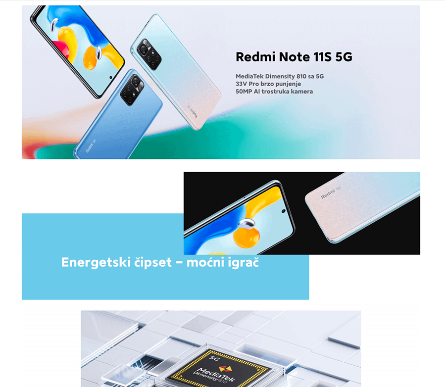 Xiaomi Redmi Note 11S 5G 4GB 128GB (Midnight Black)